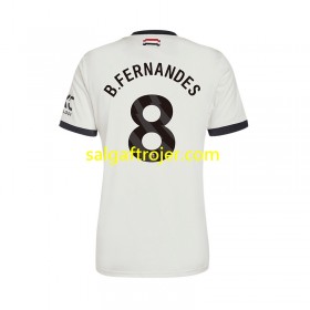 Manchester United Bruno Fernandes 8 Fodboldtrøjer 3. sæt 2024/25 Kort ærmer